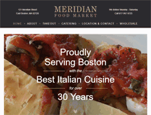 Tablet Screenshot of meridianfoodmarket.com